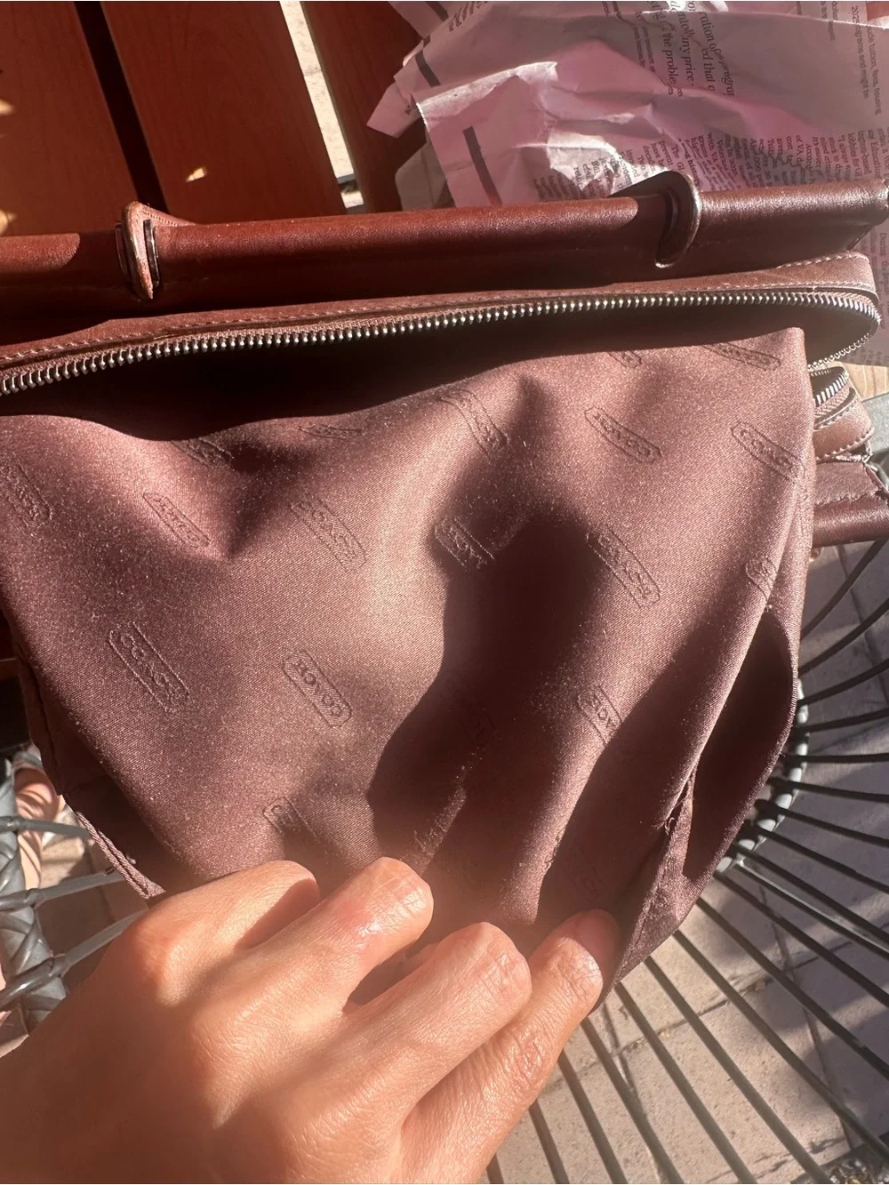 Vintage Coach Whitney Satchel